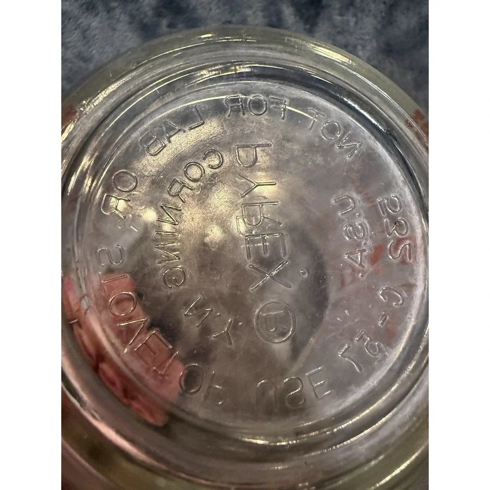 Vintage Pyrex 4 Cup/1 Quart/32 Oz/1 Liter Glass Measuring Cup/Pitcher